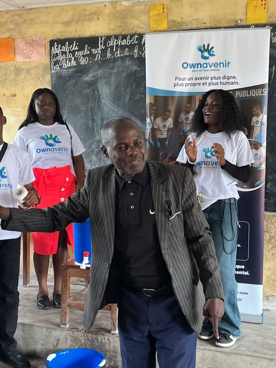 Action terrain OWNAVENIR auprès d'élèves en RDC